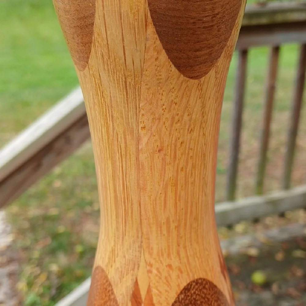Wood Inlay Vase 10